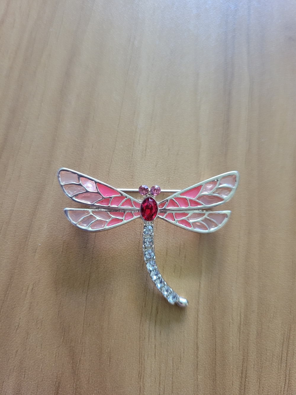 🍁NEW🍁 Pink Dragonfly Crystal Brooch - Women's Jewelry